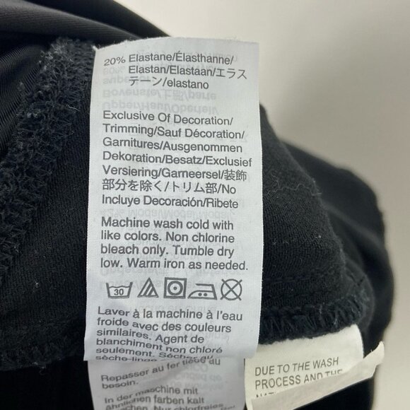 Madewell Black Maternity Skinny Jeans Over The Belly Lunar Wash Size 25 Denim - Picture 13 of 16